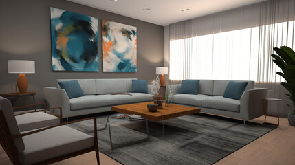 Modern Ideas for Interior Living Room Design