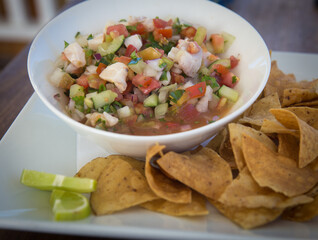 South American Dish Ceviche