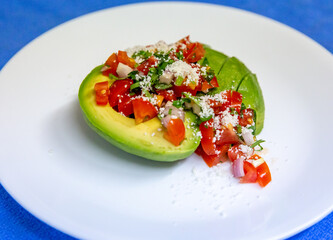 Avocado Salad with Cheese