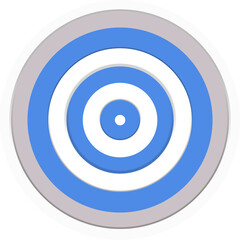 Digital image of bullseye icon