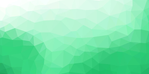 Fototapeta premium abstract triangles green background. vector illustration.