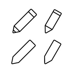 Pencil icon vector illustration. pen sign and symbol. edit icon vector