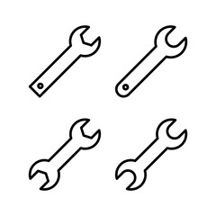 Wrench icon vector illustration. repair icon. tools sign and symbol