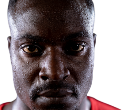 Athletic man after exercise - Powered by Adobe