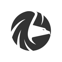 eagle logo template. Icon Illustration Brand Identity. Isolated and flat illustration. Vector graphic