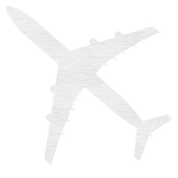 Computer graphic image of airplane