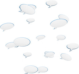 Abstract image of speech bubble