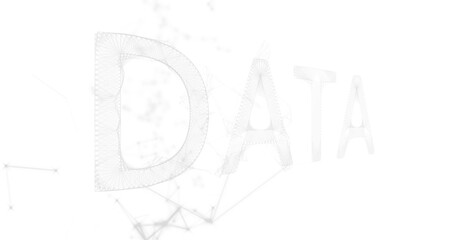 Graphic image of data text