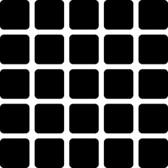 Squares against white background