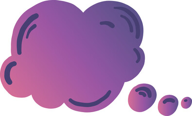 Colored speech bubble icon