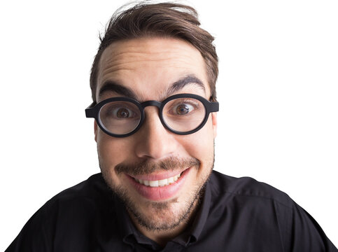 Portrait of a smiling businessman with glasses