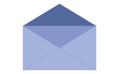 Digitally generated image of empty envelope