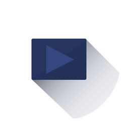 Digitally generated image of play sign 