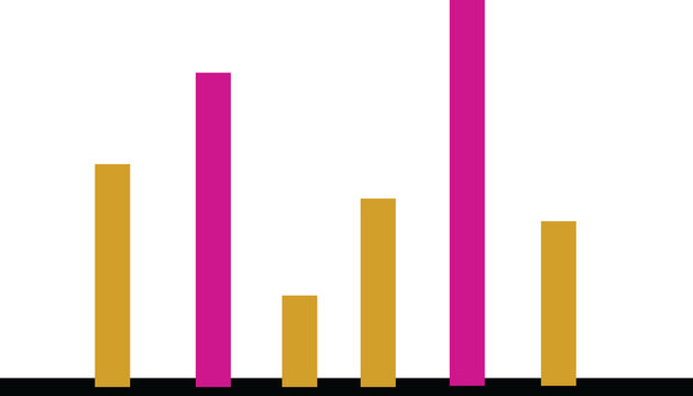 Colorful bar graph 