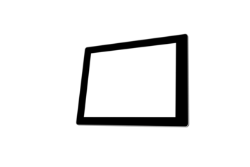 Digital composite image of computer tablet