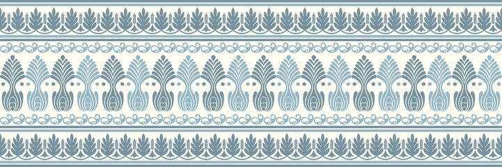 Ethnic pattern. Bandana Print. Silk neck scarf or kerchief. Design for Saree, Patola, Sari, Dupatta, textile. Tile patterns. Aztec style. Floral vintage. Bohemian Indian motif style. Clothing. Vector.