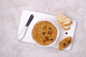Chanterelle mushrooms pate