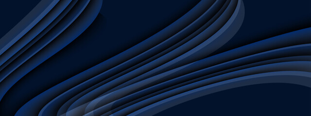 Dark stripes blue background concept