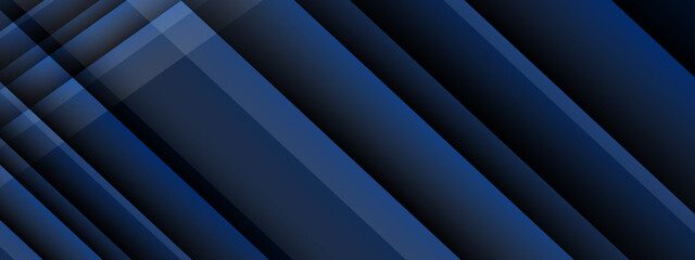 Obraz premium Abstract geometric blue background