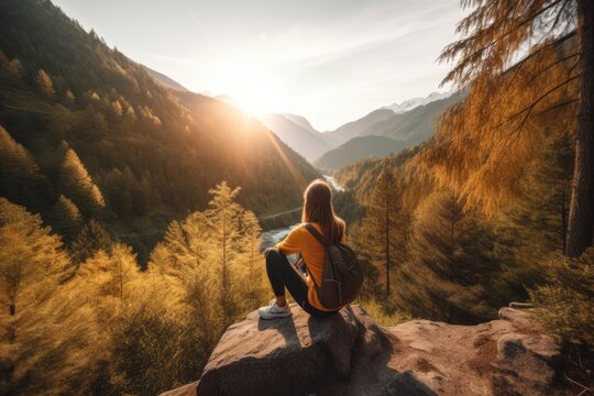 image that highlights the benefits of spending time in nature for mental health and stress reduction  