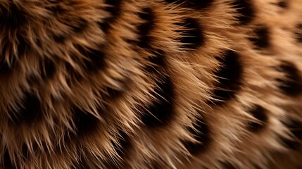 Closeup of cheetah fur