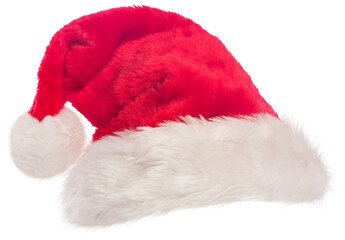 Close up of a Santa hat