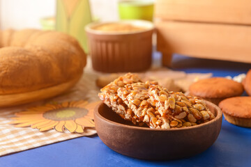 Traditional food for Festa Junina (June Festival) on table
