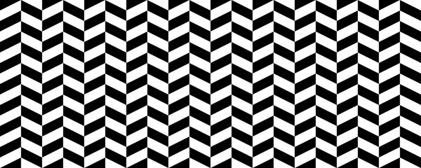 Herringbone seamless pattern. Black and white chevron background. Repeating zigzag texture with diagonal lines. Textile and fabric print design swatch. Vector illustration and wallpaper