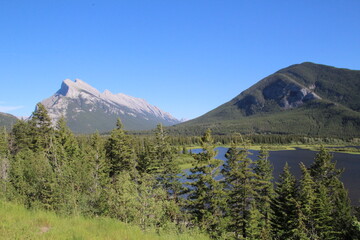 Fototapeta premium Summer In The Mountains, Banff National Park, Alberta