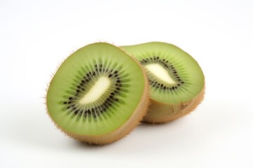 Fototapeta premium kiwi fruit on white background