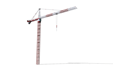 Studio Shoot of a crane 