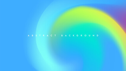 Abstract gradient mesh background design with soft blue color combination