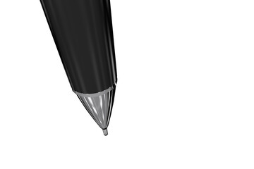 Close-up of black pen