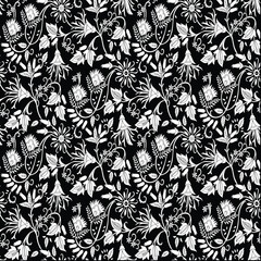 traditional Indian paisley pattern on background