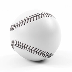 Baseball isolated on white, mock up