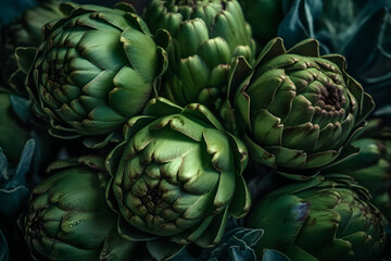 Obraz premium Artichoke Ensemble: A Fresh Gathering
