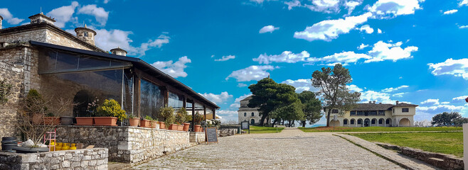 ioannina city castle byzantine museum and ottoman mosque near to the lake pamvotis, greece