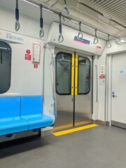 Jakarta MRT train interior 