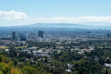 Fototapeta na wymiar Looking Over Los Angeles