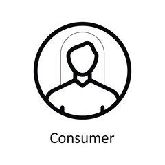 Consumer Vector  outline Icons. Simple stock illustration stock