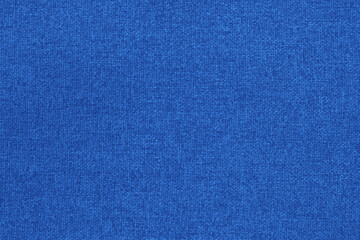 Blue cotton fabric texture background, seamless pattern of natural textile.