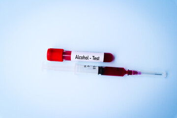 Alcohol test to look for abnormalities from blood