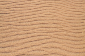 Desert sand pattern during the day light. wave sand parttern of the desert isolated...