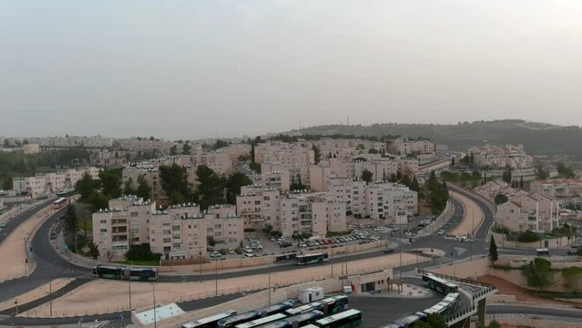Gilo neighborhood aerial view, jerusalem, Israel,2023

Israeli settlement in south-western East Jerusalem, Drone view, Israel 2023 

