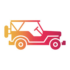 Fototapeta na wymiar jeep icon