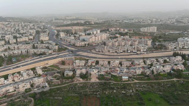 Gilo settlement drone view, Israel,2023

Israeli settlement in south-western East Jerusalem, Drone view, Israel 2023 
