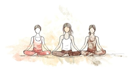 21 June- international yoga day, woman in yoga body posture.