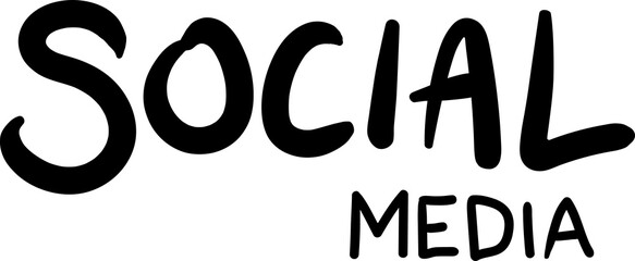 Illustration of social media text