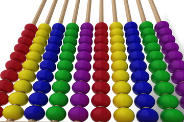 Graphic image of toy abacus