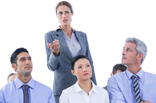 business team during a meeting